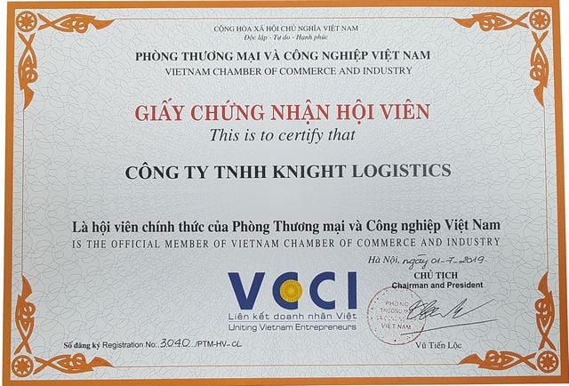  - Chi Nhánh Hải Phòng - Công Ty TNHH Knight Logistics